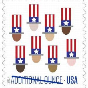 2017-Uncle Sam??s Hat Stamp Additional Ounce Postage Stamps