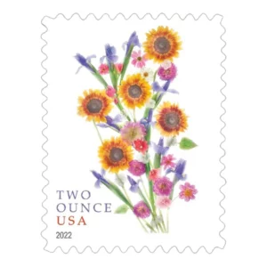 Sunflower Bouquet Forever Stamps Two Ounce