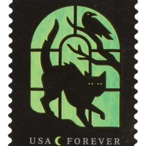 Spooky Silhouettes Forever Stamps